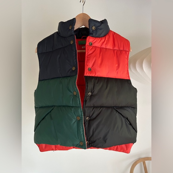 Clare V. Jackets & Blazers - Clare V Colorblock Puffer Vest